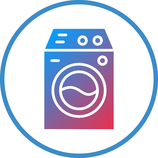Estilo de icono de lavandería de diseño vectorial