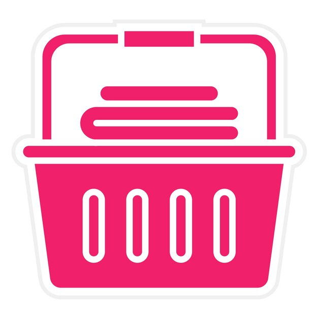 Estilo de icono de lavandería de diseño vectorial