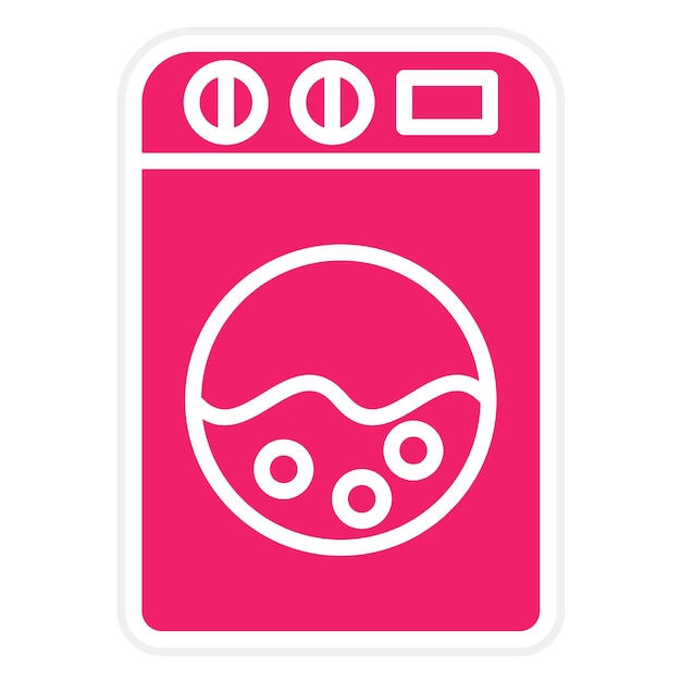 Estilo de icono de lavandería de diseño vectorial