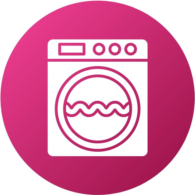 Estilo de icono de lavandería de diseño vectorial