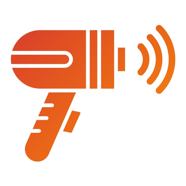 Estilo del icono del lector de códigos de barras de diseño vectorial