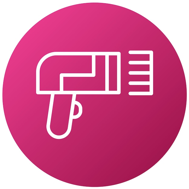 Estilo del icono del lector de códigos de barras de diseño vectorial