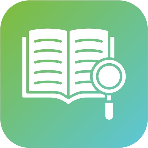 Estilo del icono de lectura del diseño vectorial
