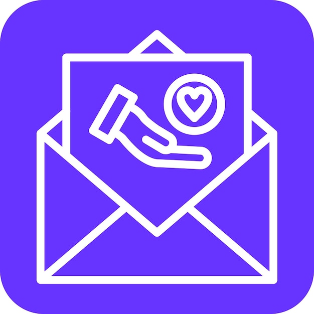Estilo de icono de letra de diseño vectorial