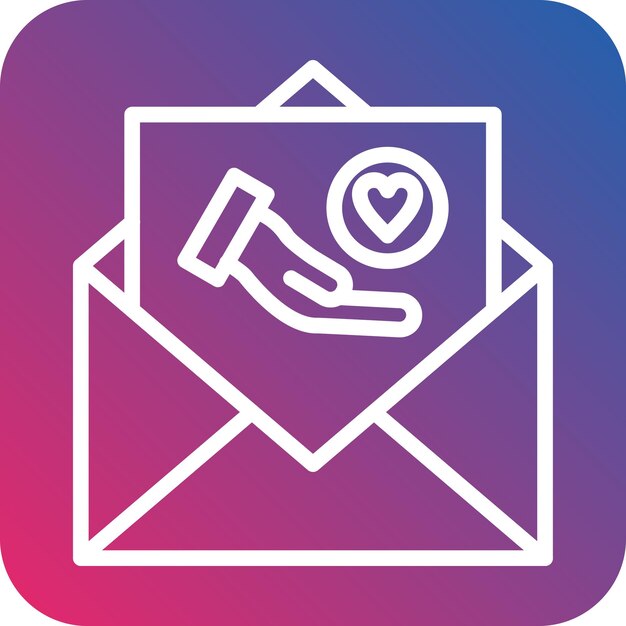 Estilo de icono de letra de diseño vectorial