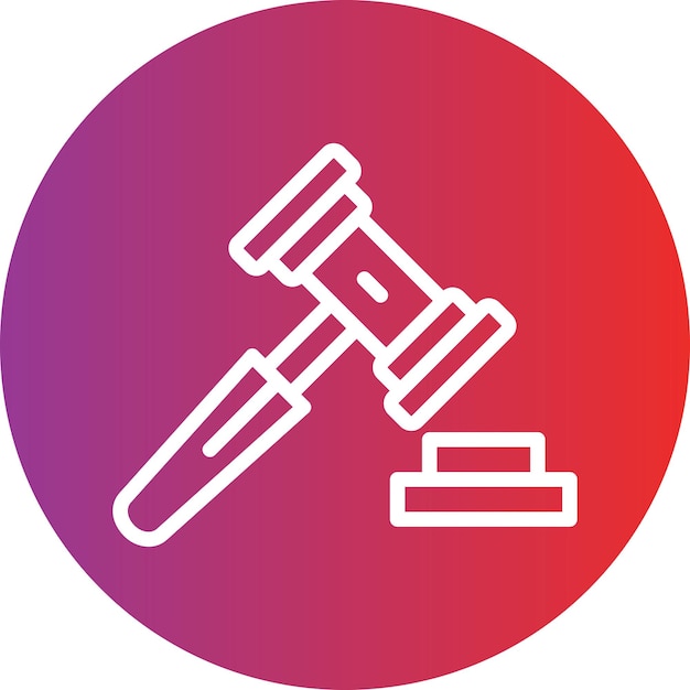 Estilo del icono de la ley