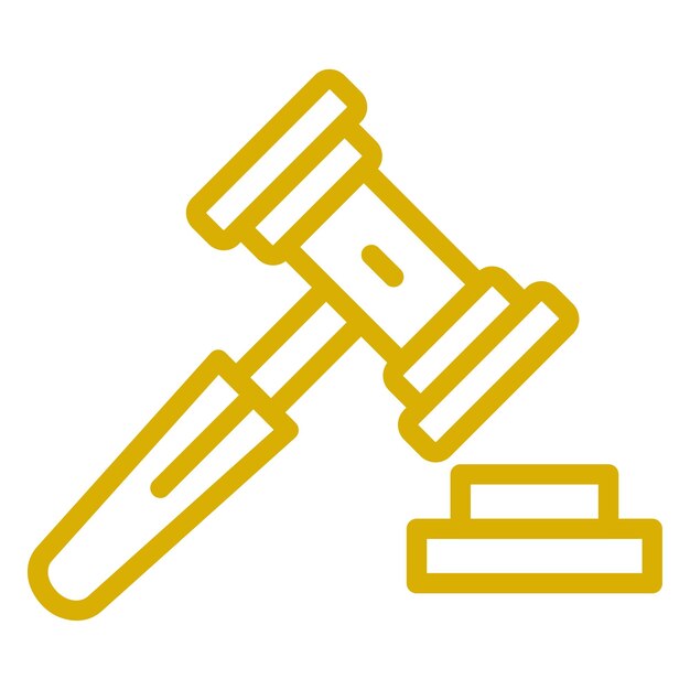 Estilo del icono de la ley