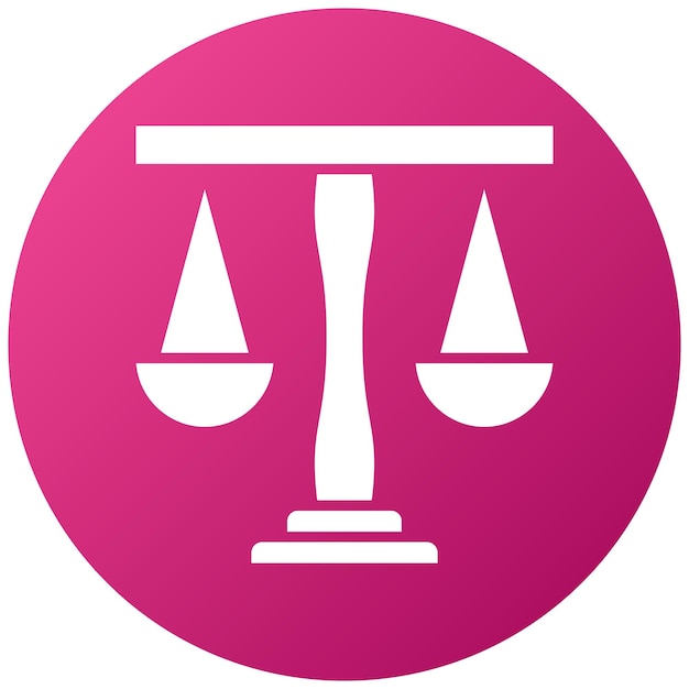 Estilo del icono de la ley