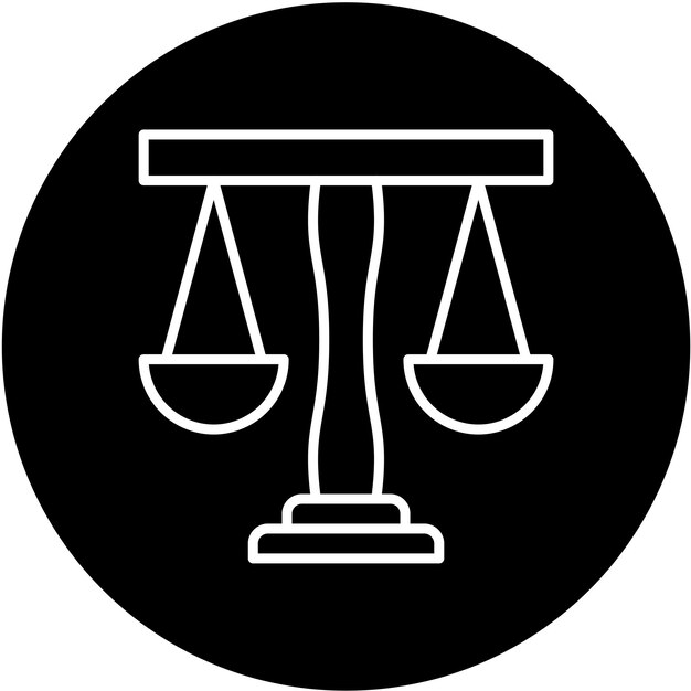 Estilo del icono de la ley