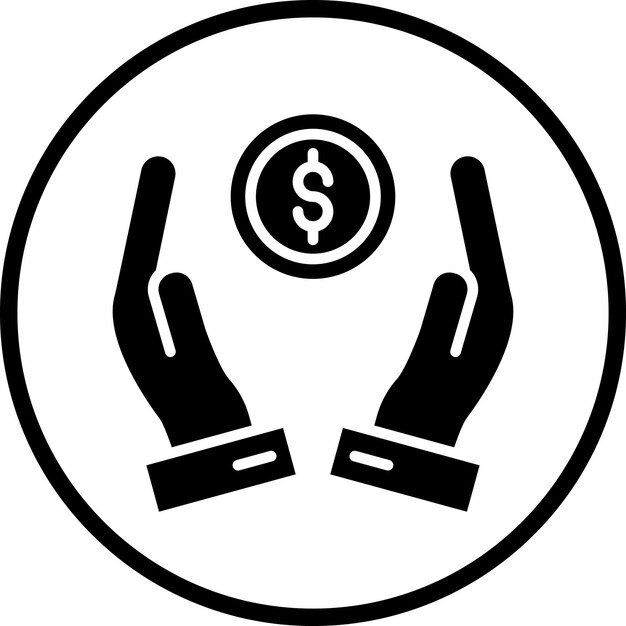 Estilo de icono de libertad de diseño vectorial