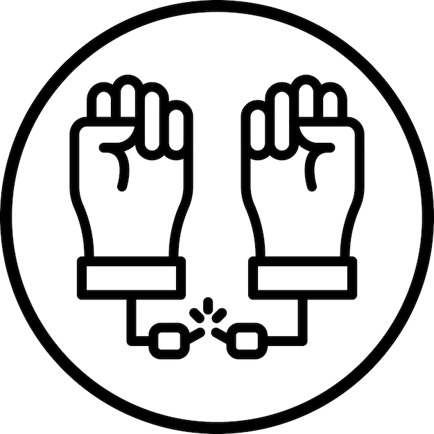 Estilo de icono de libertad de diseño vectorial