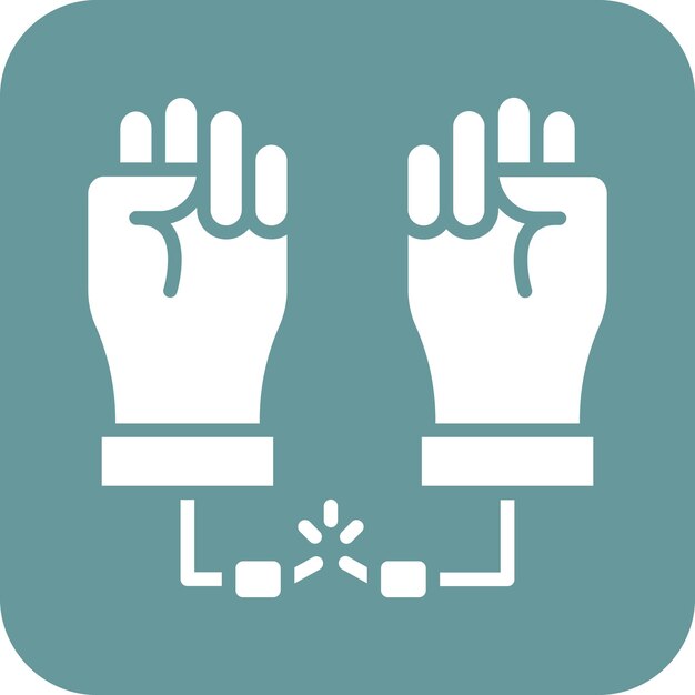 Estilo de icono de libertad de diseño vectorial
