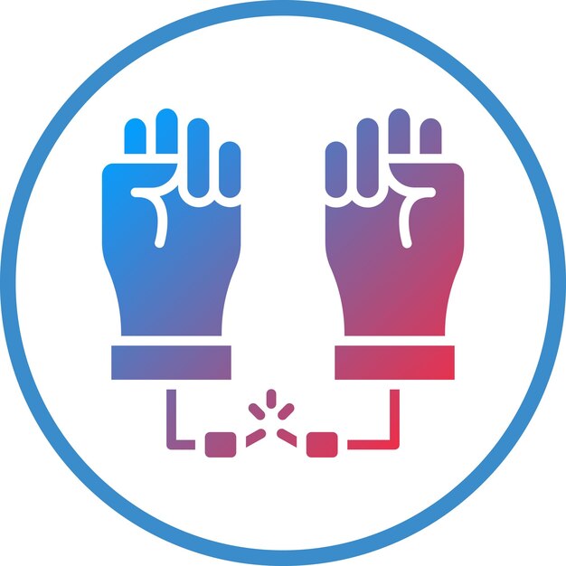Estilo de icono de libertad de diseño vectorial