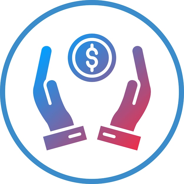 Estilo de icono de libertad de diseño vectorial