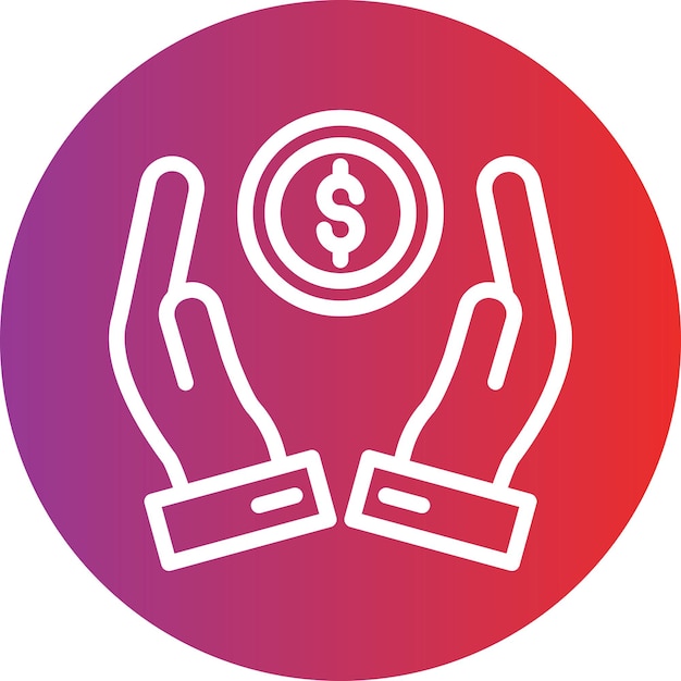 Estilo de icono de libertad de diseño vectorial