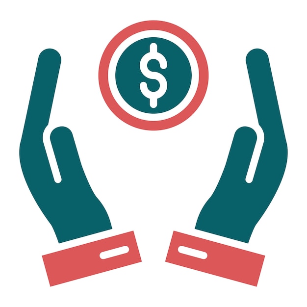 Estilo de icono de libertad de diseño vectorial