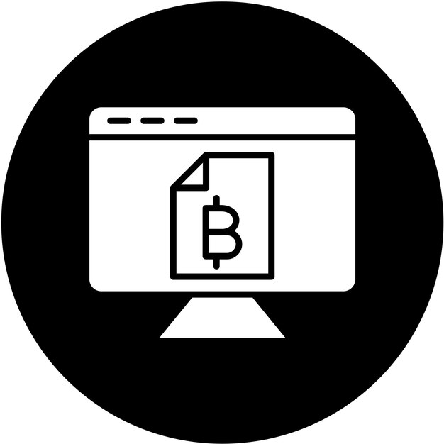 Estilo del icono del libro mayor digital de diseño vectorial