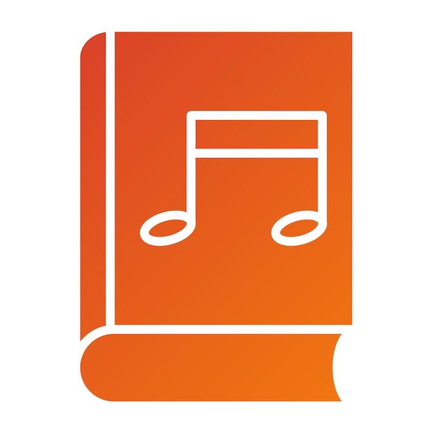 Estilo del icono del libro de música