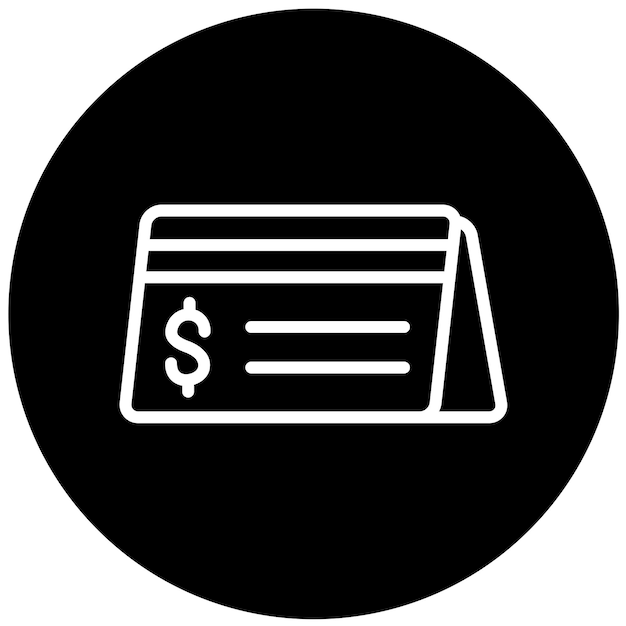 Estilo del icono del libro de pases de diseño vectorial