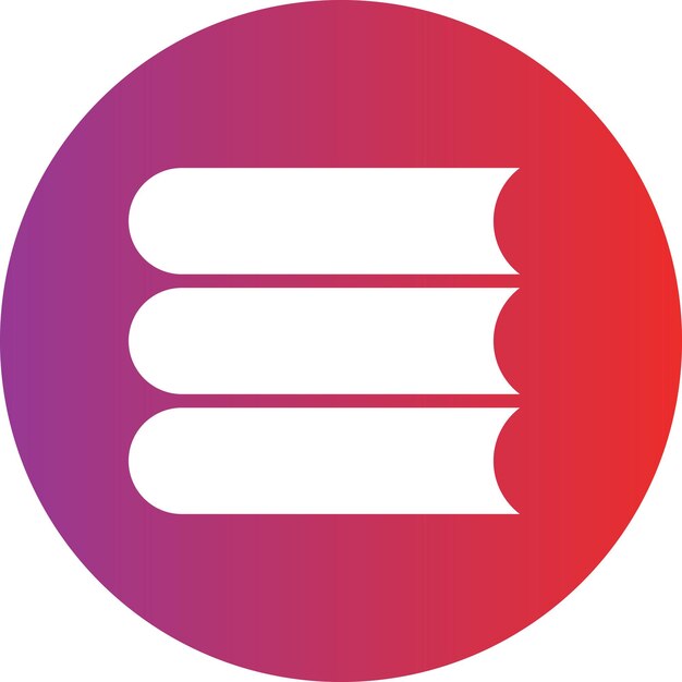 Estilo del icono de los libros