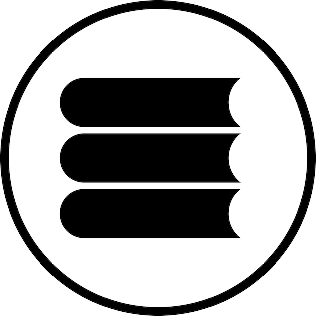 Estilo del icono de los libros