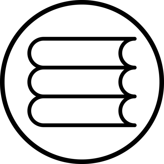 Estilo del icono de los libros