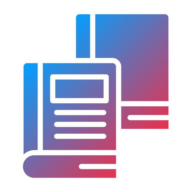 Estilo del icono de los libros