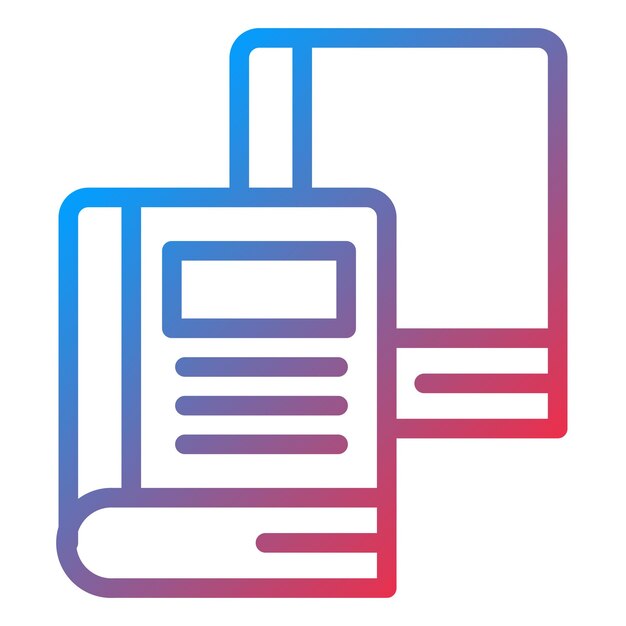 Estilo del icono de los libros