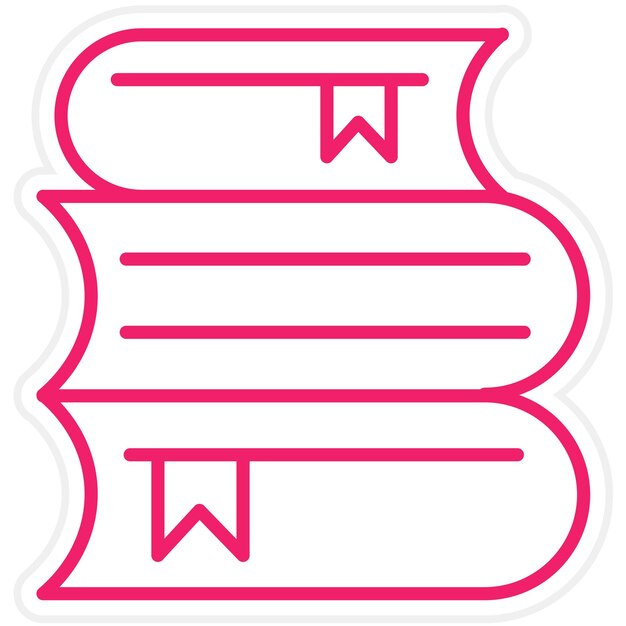 Estilo del icono de los libros