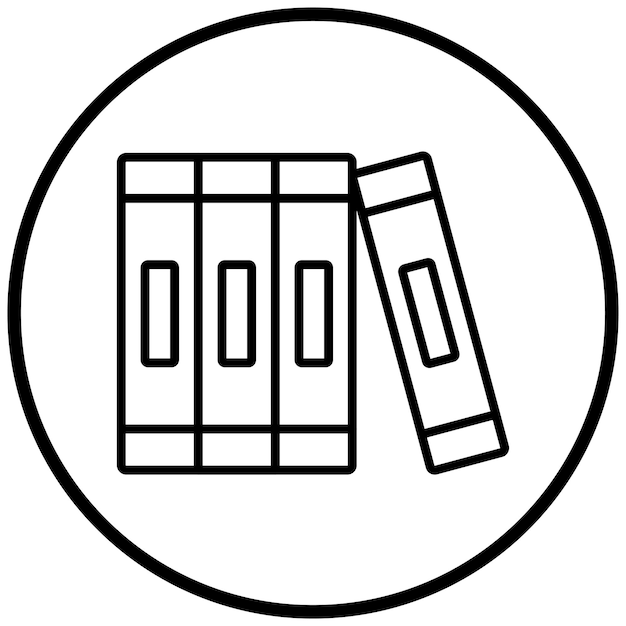 Estilo del icono de los libros