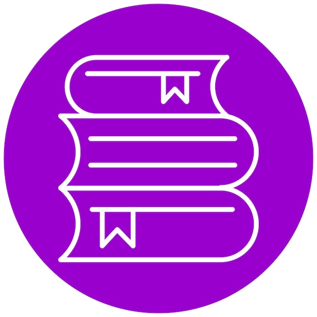 Estilo del icono de los libros