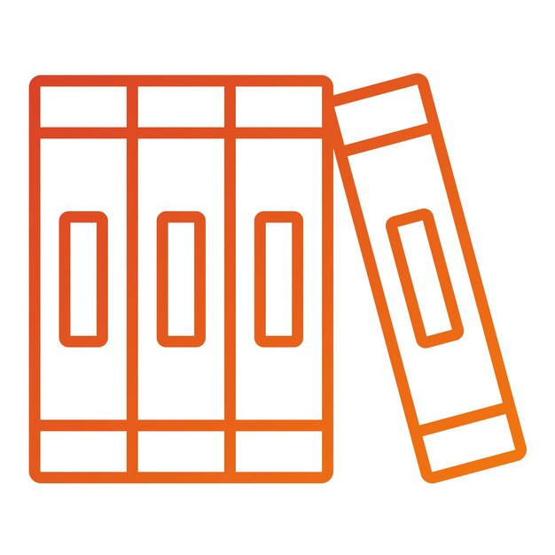 Estilo del icono de los libros