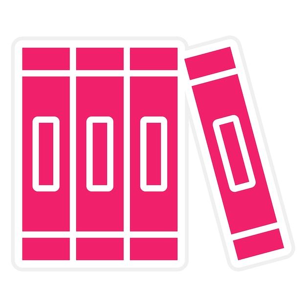 Estilo del icono de los libros