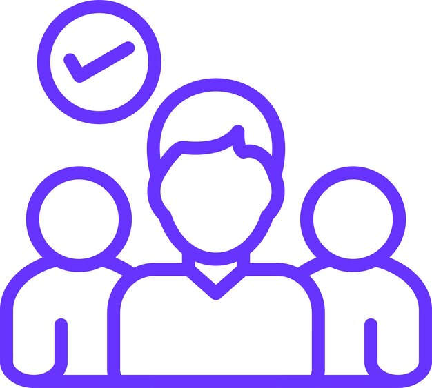 Estilo del icono del líder de bienestar de Vector Design