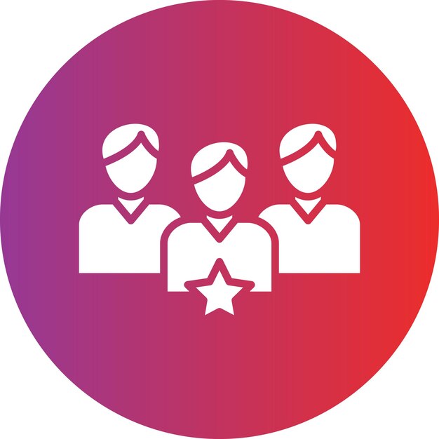 Estilo del icono del líder del diseño vectorial
