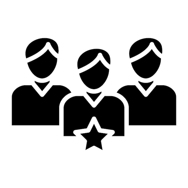 Estilo del icono del líder del diseño vectorial