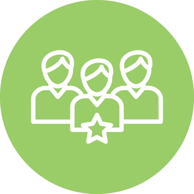 Estilo del icono del líder del diseño vectorial