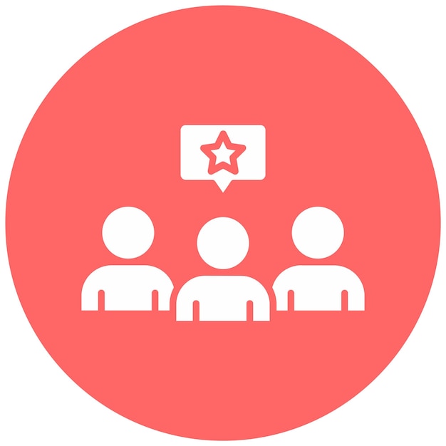Estilo del icono del líder del diseño vectorial