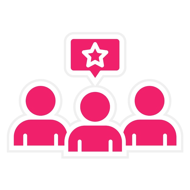 Estilo del icono del líder del diseño vectorial