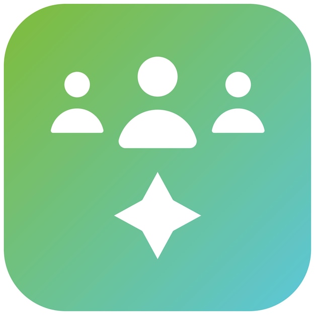 Estilo de icono de liderazgo de diseño vectorial