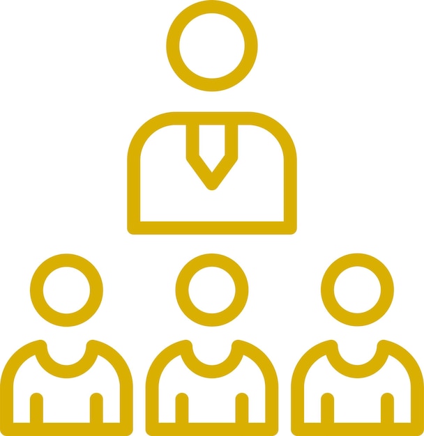 Estilo de icono de liderazgo ejecutivo de diseño vectorial