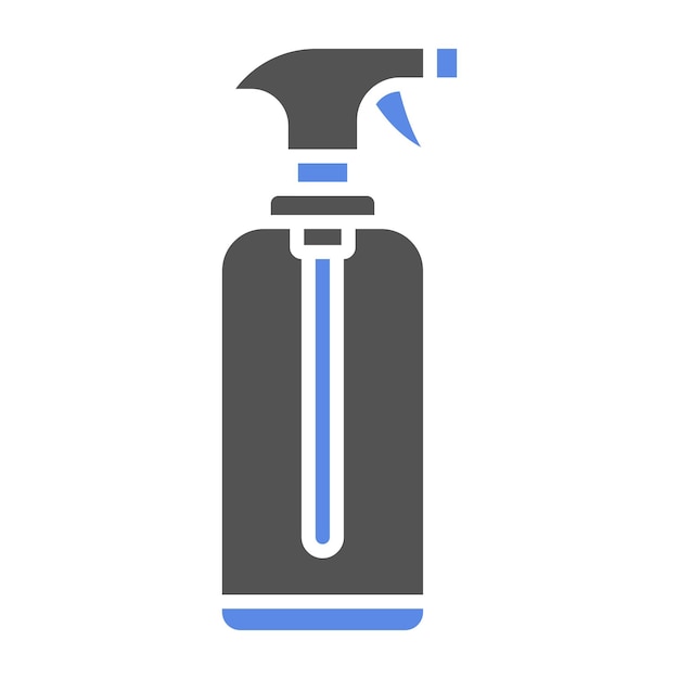 Estilo del icono del limpiador de vidrio de diseño vectorial