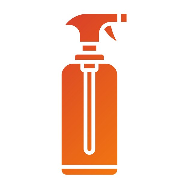 Estilo del icono del limpiador de vidrio de diseño vectorial