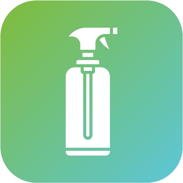 Estilo del icono del limpiador de vidrio de diseño vectorial