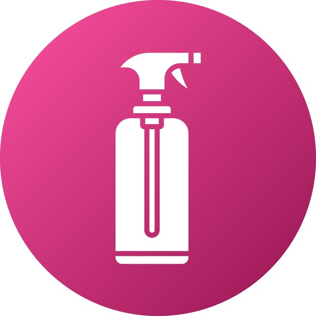 Estilo del icono del limpiador de vidrio de diseño vectorial