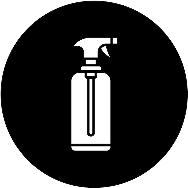Estilo del icono del limpiador de vidrio de diseño vectorial