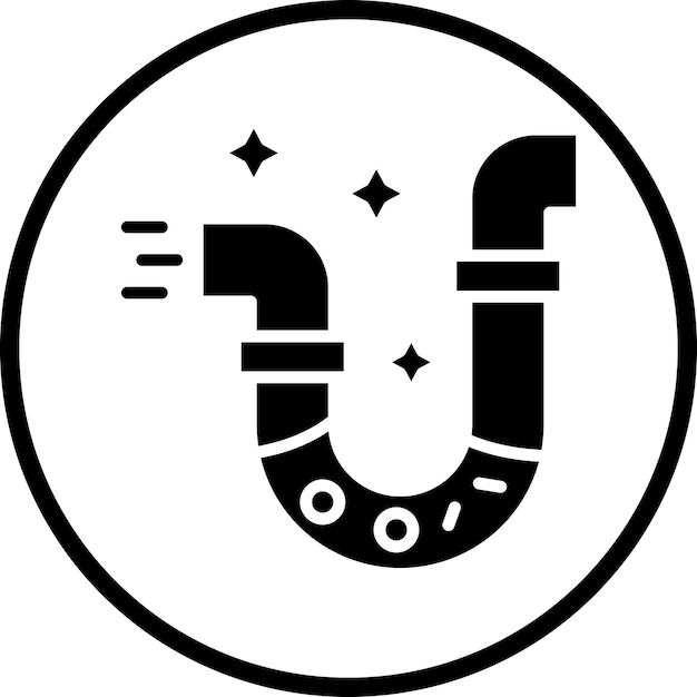 Estilo del icono de limpieza de tuberías