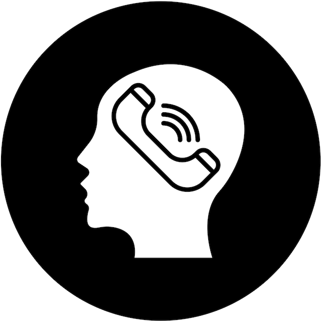 Estilo del icono de la línea de ayuda de diseño vectorial