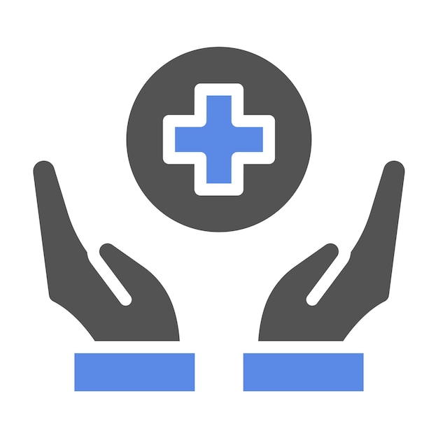 Estilo del icono de la línea directa de cáncer de diseño vectorial