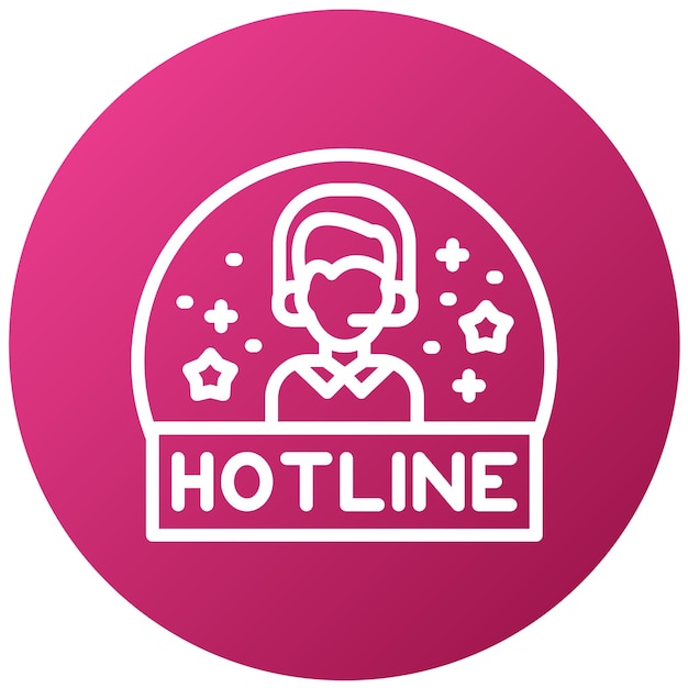 Estilo del icono de la línea directa de diseño vectorial